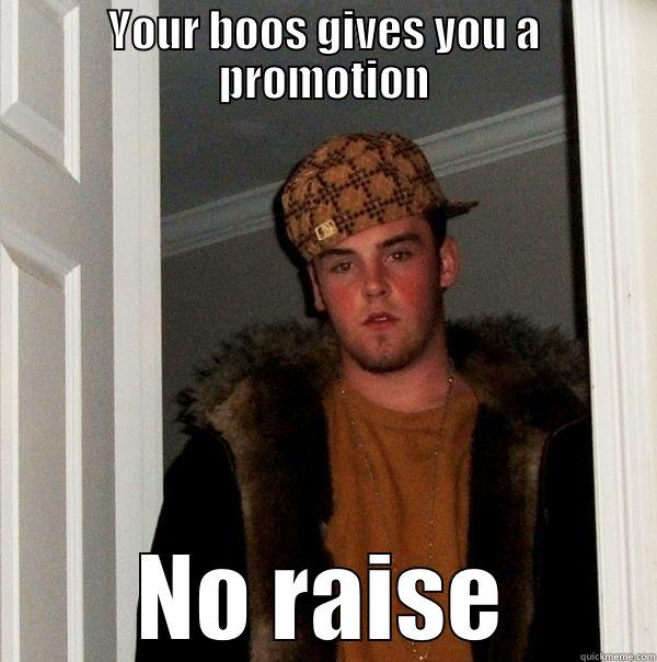 Warehouse Politics 14 - YOUR BOOS GIVES YOU A PROMOTION NO RAISE Scumbag Steve