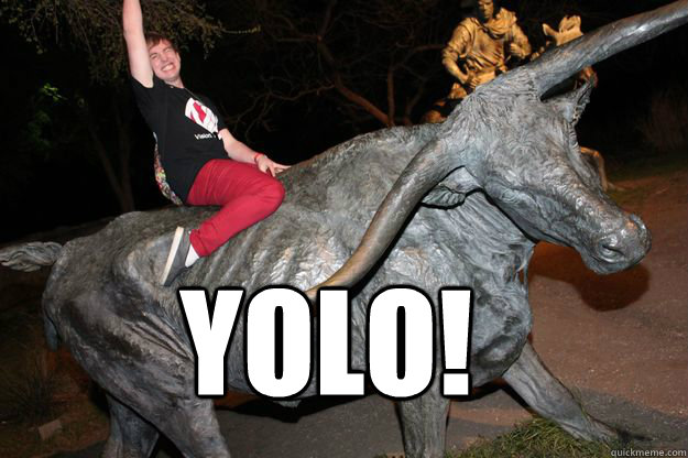  YOLO!  