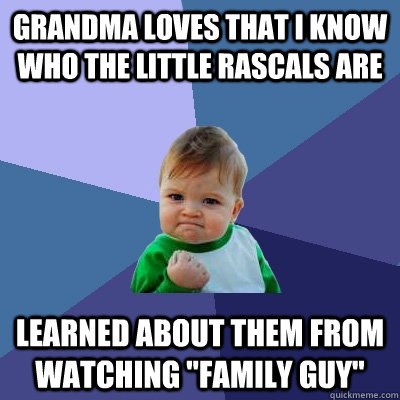 grandma loves that i know who the little rascals are learned about them from watching 