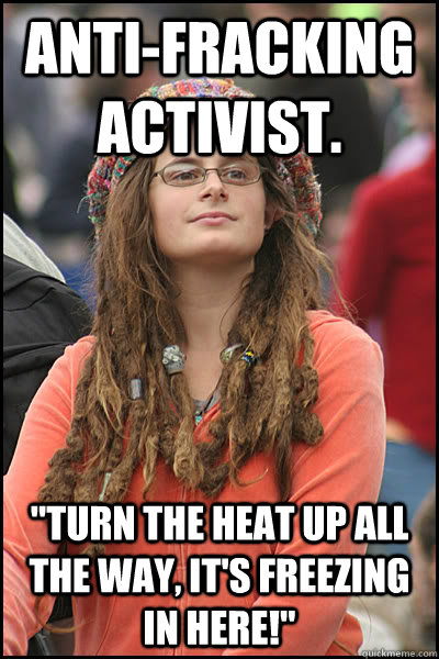 Anti-fracking activist. 