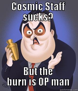 Cosmic Staff You Say? - COSMIC STAFF SUCKS? BUT THE BURN IS OP MAN Misc