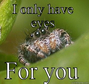 Cheesy love - I ONLY HAVE EYES FOR YOU Misunderstood Spider