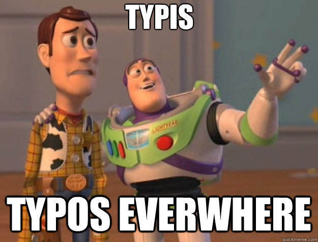 Typis typos everwhere  Toy Story