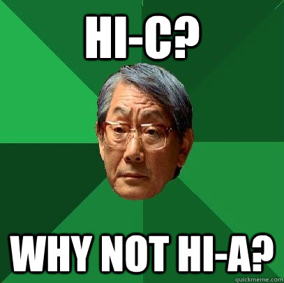 Hi-C? Why not Hi-A?  High Expectations Asian Father