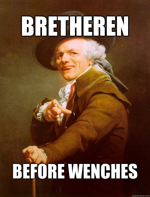 Bretheren Before Wenches  Joseph Ducreux