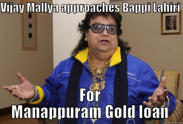 Bappi Lahiri - VIJAY MALLYA APPROACHES BAPPI LAHIRI  FOR MANAPPURAM GOLD LOAN Misc