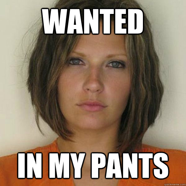 WANTED In my pants  Attractive Convict