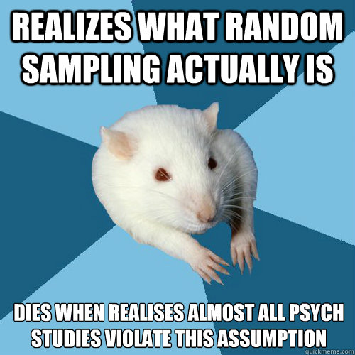 Realizes What Random Sampling Actually Is Dies When Realises Almost All 