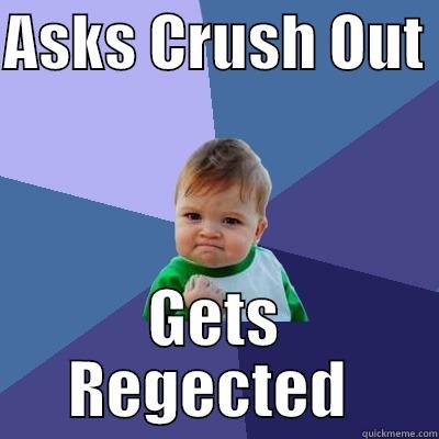 ASKS CRUSH OUT  GETS REJECTED  Success Kid