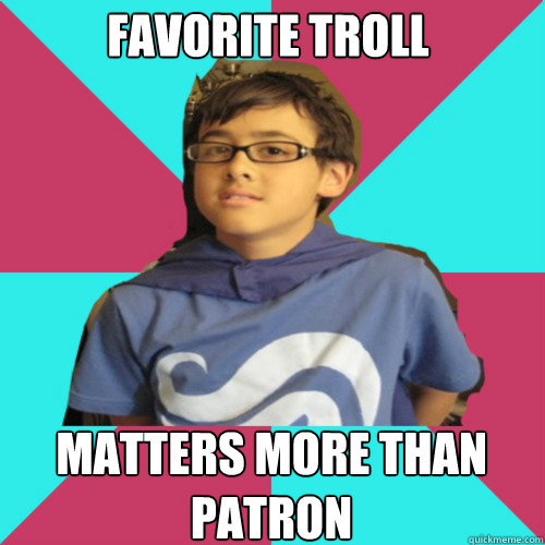 favorite troll matters more than patron  Casual Homestuck Fan