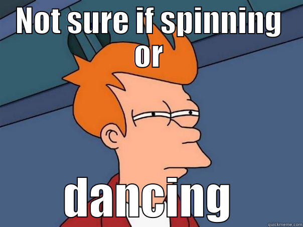 spinning guy - NOT SURE IF SPINNING OR DANCING Futurama Fry