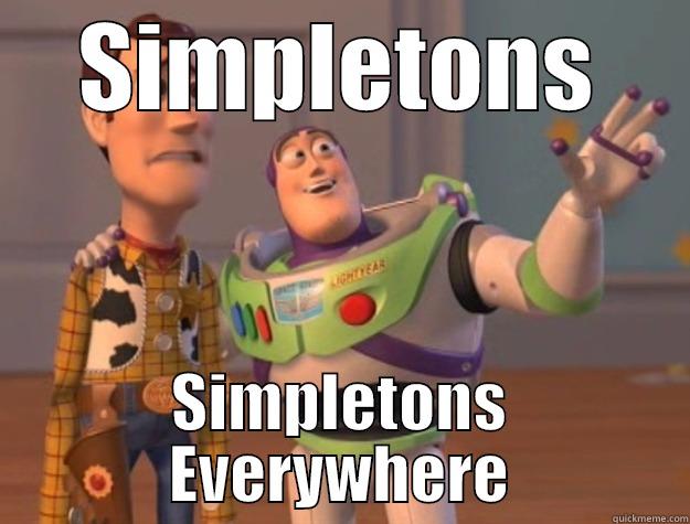 SIMPLETONS SIMPLETONS EVERYWHERE Toy Story