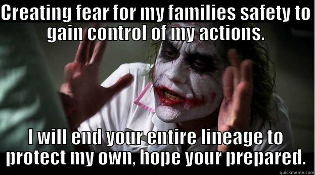 Definition of stupid - CREATING FEAR FOR MY FAMILIES SAFETY TO GAIN CONTROL OF MY ACTIONS. I WILL END YOUR ENTIRE LINEAGE TO PROTECT MY OWN, HOPE YOUR PREPARED. Joker Mind Loss