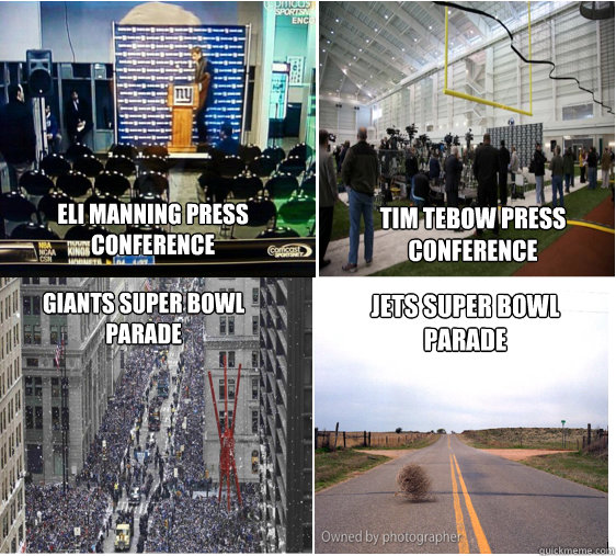 Eli Manning Press Conference Tim Tebow Press Conference Giants Super Bowl Parade Jets Super Bowl Parade  
