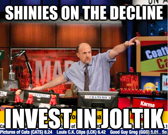 Shinies on the decline Invest in joltik - Shinies on the decline Invest in joltik  Mad Karma with Jim Cramer