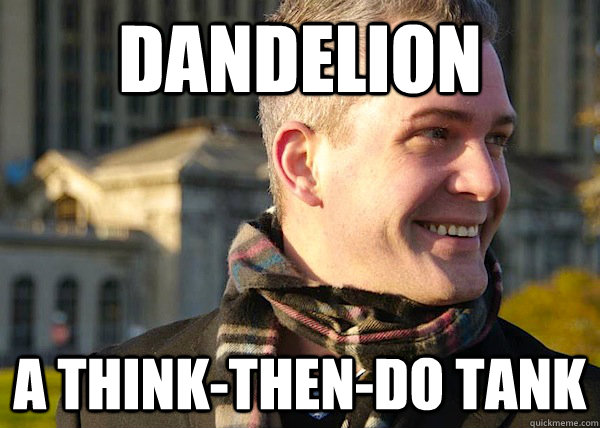 Dandelion a think-then-do tank  White Entrepreneurial Guy