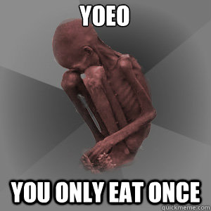 YOEO You only eat once  
