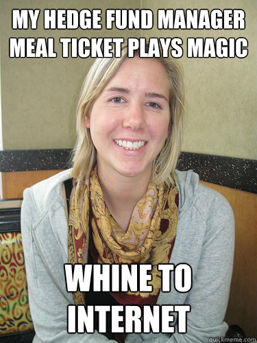 my hedge fund manager meal ticket plays magic whine to internet  ALYSSA BEREZNAK