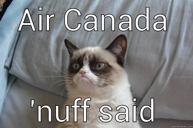 AIR CANADA 'NUFF SAID Grumpy Cat