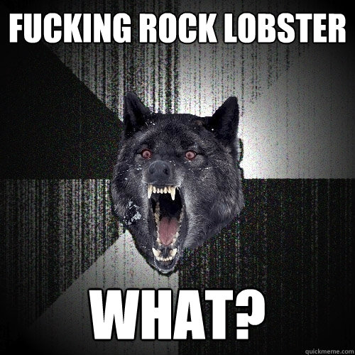 Fucking Rock Lobster What?  Insanity Wolf