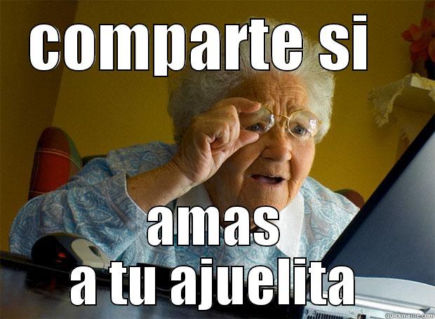 COMPARTE SI   AMAS A TU AJUELITA Grandma finds the Internet