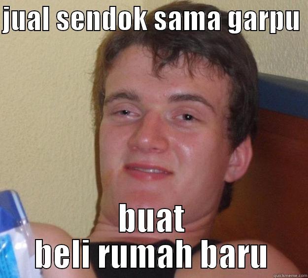 kocak banget gila lu ndrooo - JUAL SENDOK SAMA GARPU  BUAT BELI RUMAH BARU 10 Guy