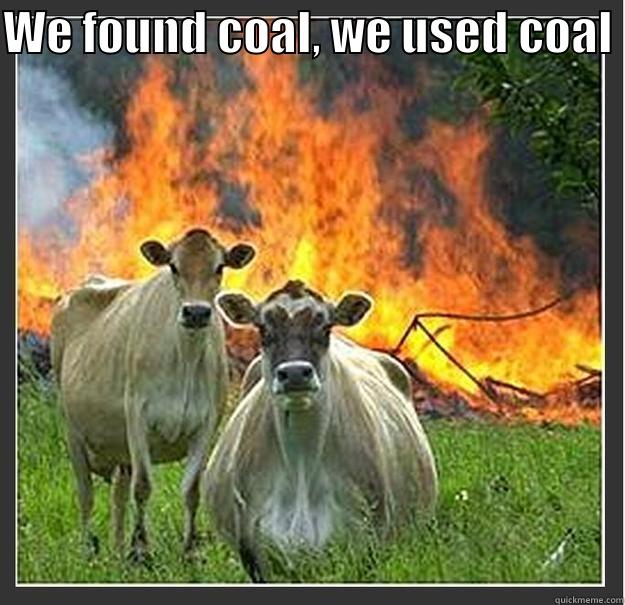 Mwahaha!!! :P - WE FOUND COAL, WE USED COAL   Evil cows