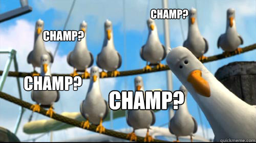 Champ? Champ? Champ? Champ?  Nemo Birds