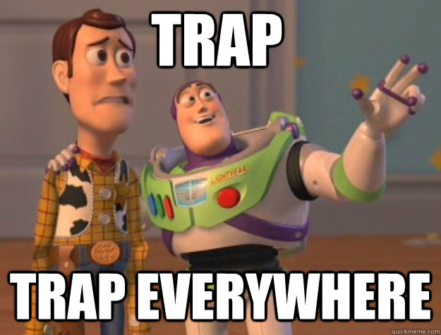 TRAP TRAP EVERYWHERE - TRAP TRAP EVERYWHERE  Pinks everywhere