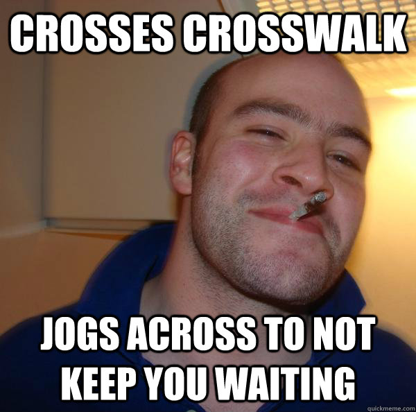 Crosses Crosswalk jogs across to not keep you waiting - Crosses Crosswalk jogs across to not keep you waiting  Misc