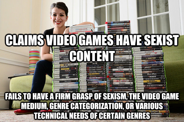 Claims Video Games Have Sexist Content Fails To Have A Firm Grasp Of Sexism The Video Game
