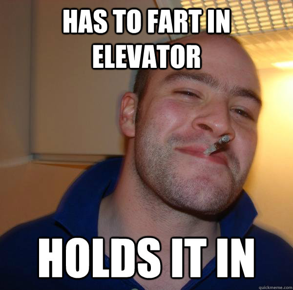 Has to fart in elevator Holds it in - Has to fart in elevator Holds it in  Misc