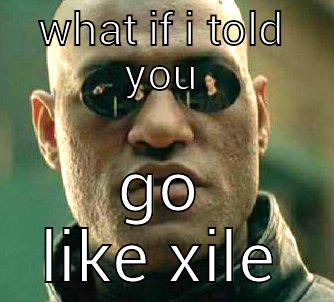 WHAT IF I TOLD YOU GO LIKE XILEX Matrix Morpheus