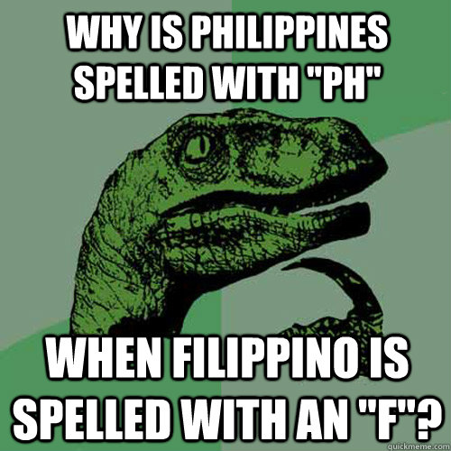 Why is Philippines spelled with 