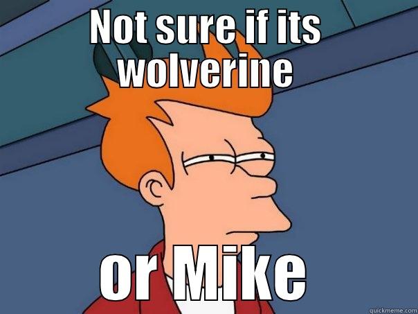 NOT SURE IF ITS WOLVERINE OR MIKE Futurama Fry