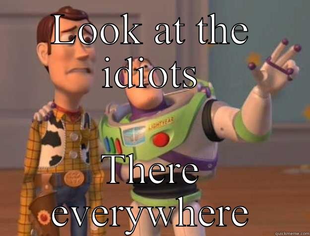 LOOK AT THE IDIOTS THERE EVERYWHERE Toy Story