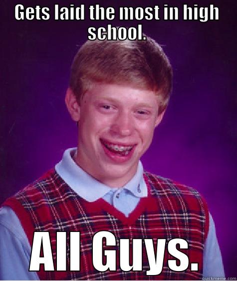 Sex Crazed Nerd - GETS LAID THE MOST IN HIGH SCHOOL. ALL GUYS. Bad Luck Brian