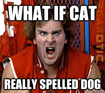 What if CAT Really spelled dog - What if CAT Really spelled dog  Misc