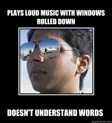 Plays Loud Music with Windows rolled Down Doesn't understand words   Rich Delhi Boy