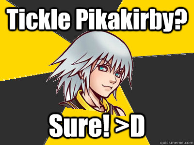 Tickle Pikakirby? Sure! >D  