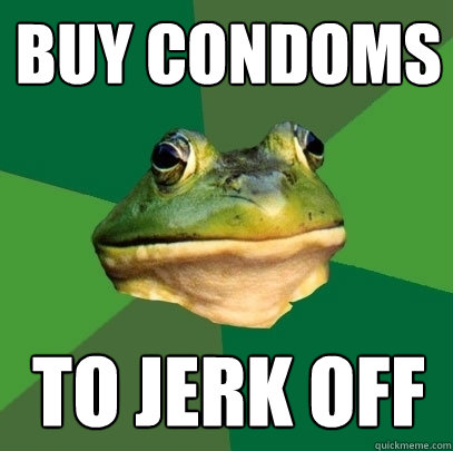 Buy Condoms to jerk off  Foul Bachelor Frog