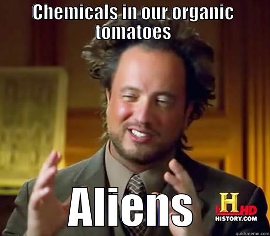 CHEMICALS IN OUR ORGANIC TOMATOES ALIENS Ancient Aliens