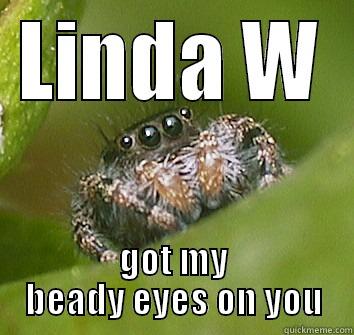 LINDA W GOT MY BEADY EYES ON YOU Misunderstood Spider