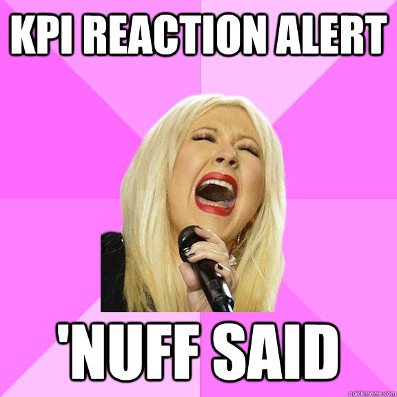 KPI reaction alert 'NUFF SAID  Wrong Lyrics Christina