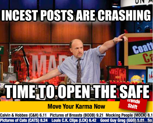 Incest posts are crashing time to open the safe  - Incest posts are crashing time to open the safe   Mad Karma with Jim Cramer