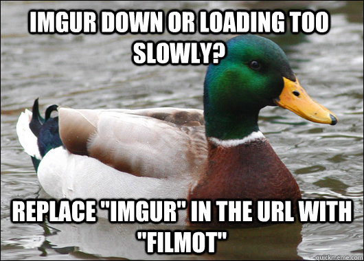 imgur down or loading too slowly? replace 