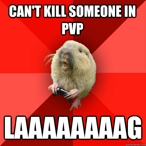 Can't kill someone in pvp LAAAAAAAAG  Gaming Gopher