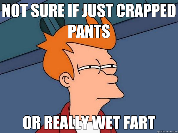 NOT SURE IF JUST CRAPPED PANTS OR REALLY WET FART  Futurama Fry