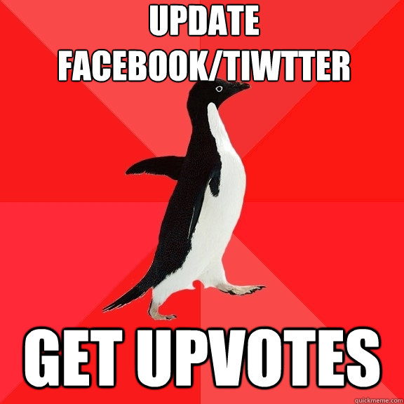 update facebook/tiwtter  get upvotes - update facebook/tiwtter  get upvotes  Misc