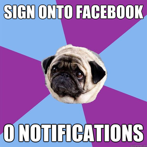 sign onto facebook 0 notifications  